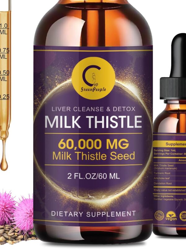 Milk Thistle Extract Drops for Liver Cleanse Detox & Repair Liver Supplement in pakistan