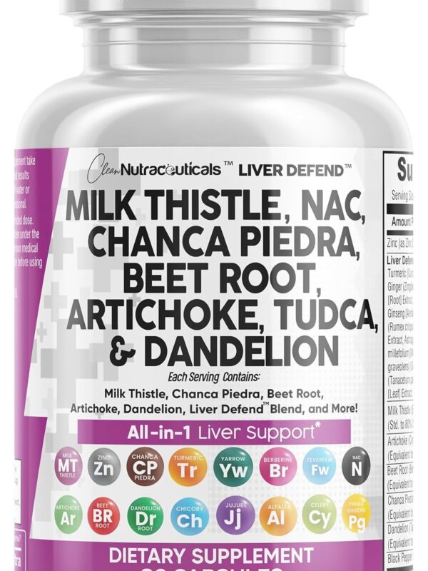 Milk Thistle 3000mg NAC Chanca Piedra supplement in pakistan