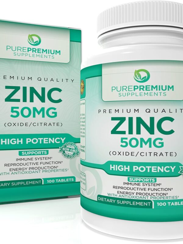 PurePremium Zinc 50mg Natural Zinc Supplements in pakistan