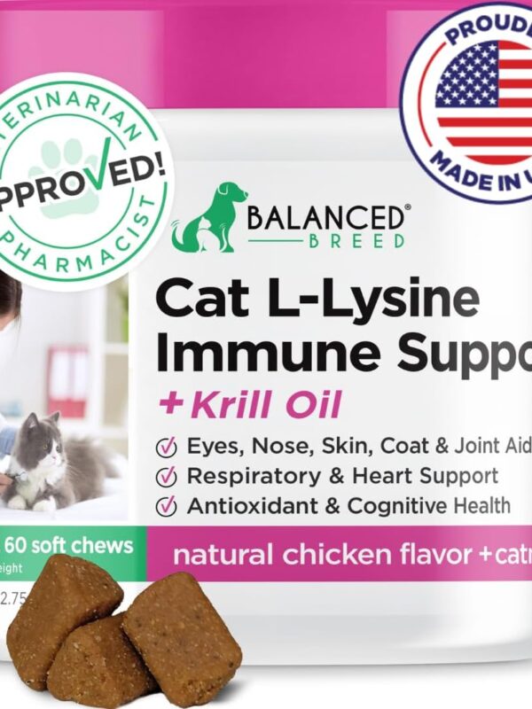 Balanced Breed L-Lysine Cats Immune Support