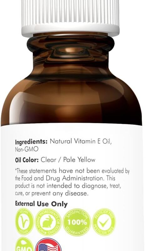Vitamin E Oil - 100% Pure & Natural supplement in pakistan