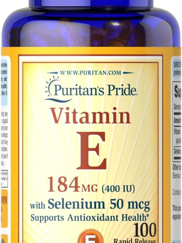 Puritan's Pride Vitamin E supplement in pakistan