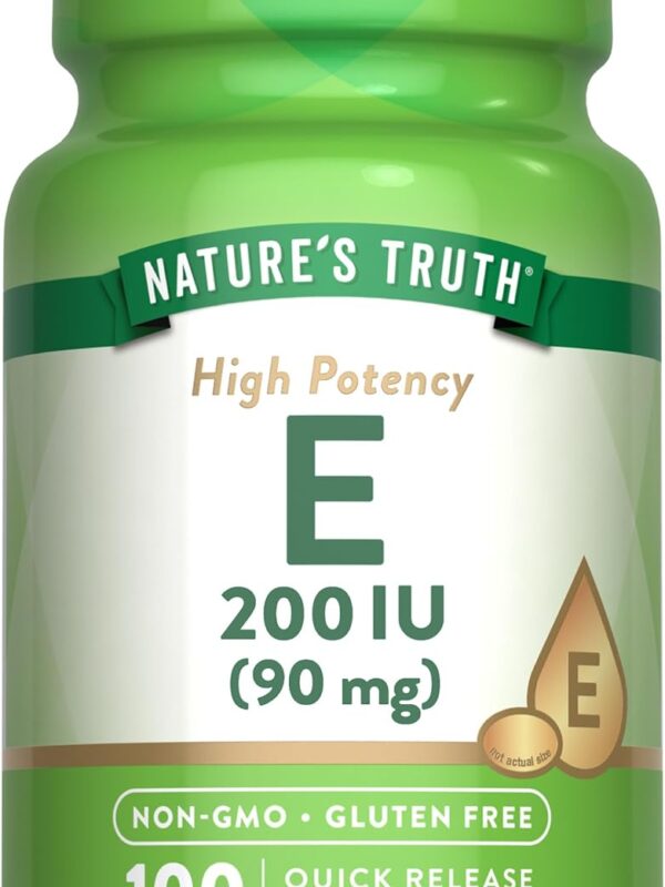 Nature's Truth Vitamin E Softgels supplement in pakistan