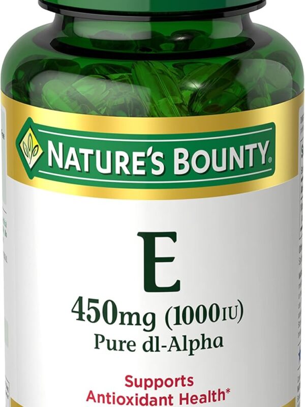Nature's Bounty Vitamin E 1000 IU Softgels supplement in pakistan
