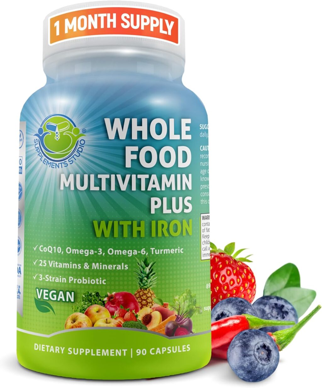 Vegan Whole Food Multivitamin with Iron supplement in pakistan