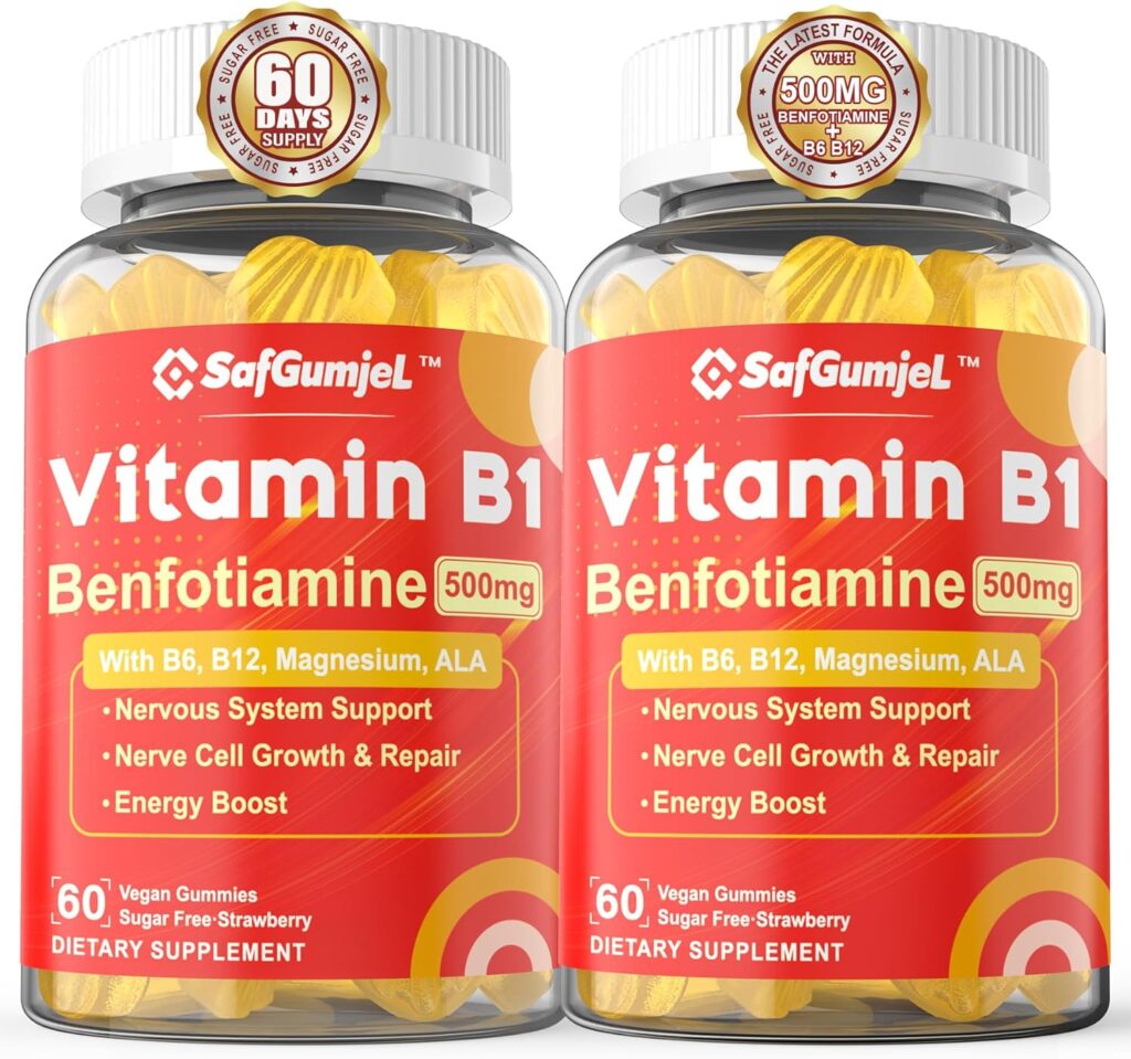 Vitamin B1 Gummies Benfotiamine 500mg supplement in pakistan