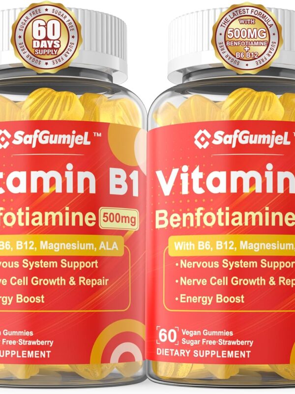 Vitamin B1 Gummies Benfotiamine 500mg supplement in pakistan